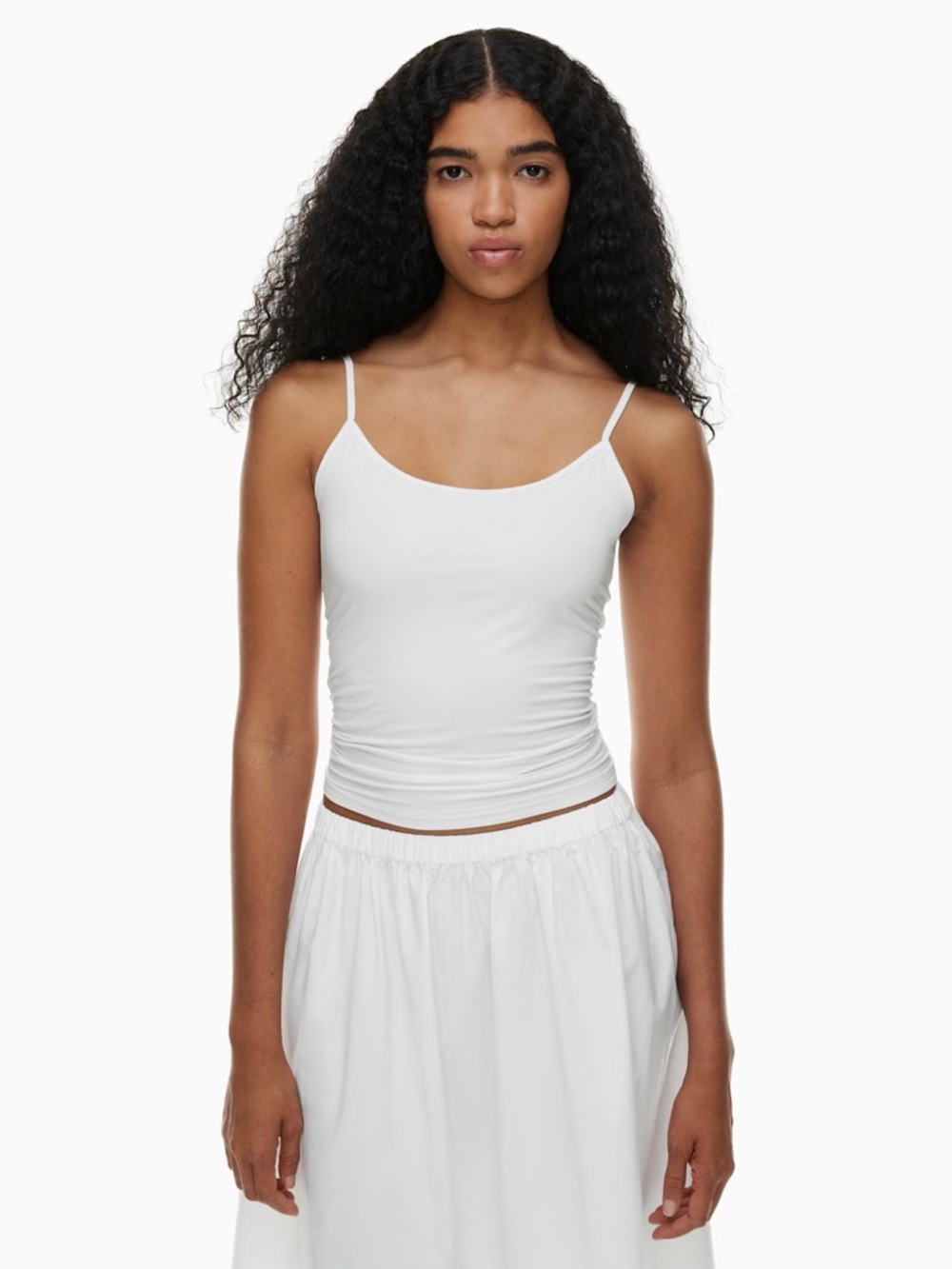 Aritzia Wilfred NWT Keats Camisole Cami White XS Basics Everyday Tank Summer